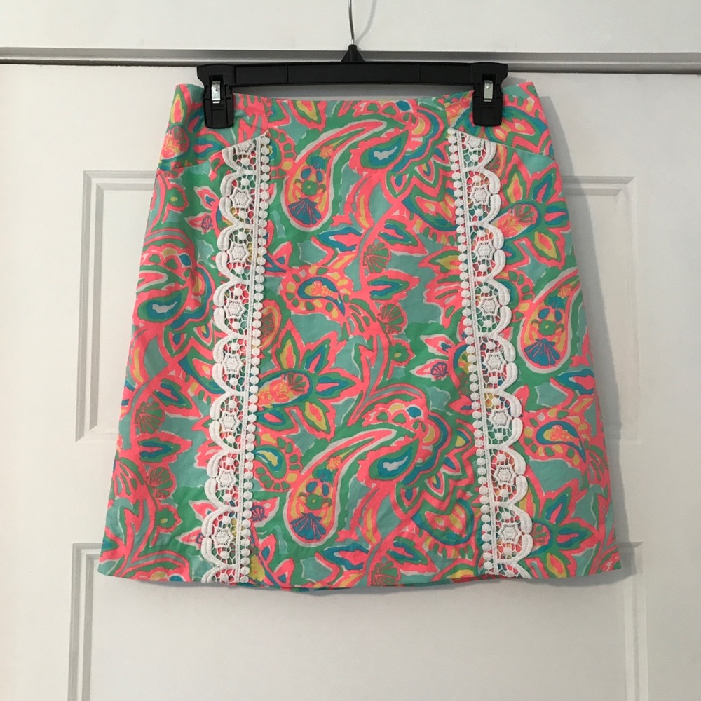 Lilly Pulitzer Sandbar Blu Make a Splash Skirt